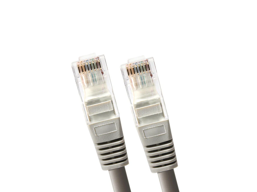 Cable de red UTP LAN CAT6, terminado con enchufes RJ45, gris - 20m - Image 4