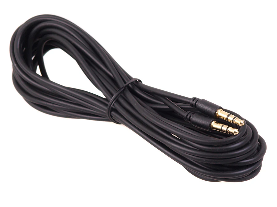 Cable jack de 3,5 mm, enchufe a enchufe de 1,5 m negro Maclean MCTV-815 - Image 4