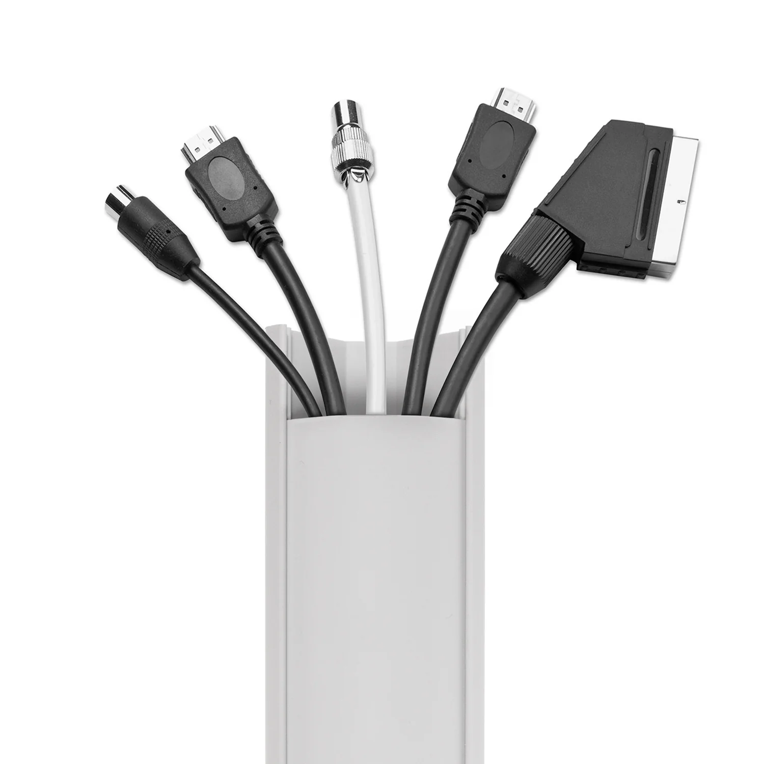 Cinta de enmascarar Maclean, Canal para cables, Con cinta, Blanco, 1,5m 73*42mm, MCTV-577 - Image 4