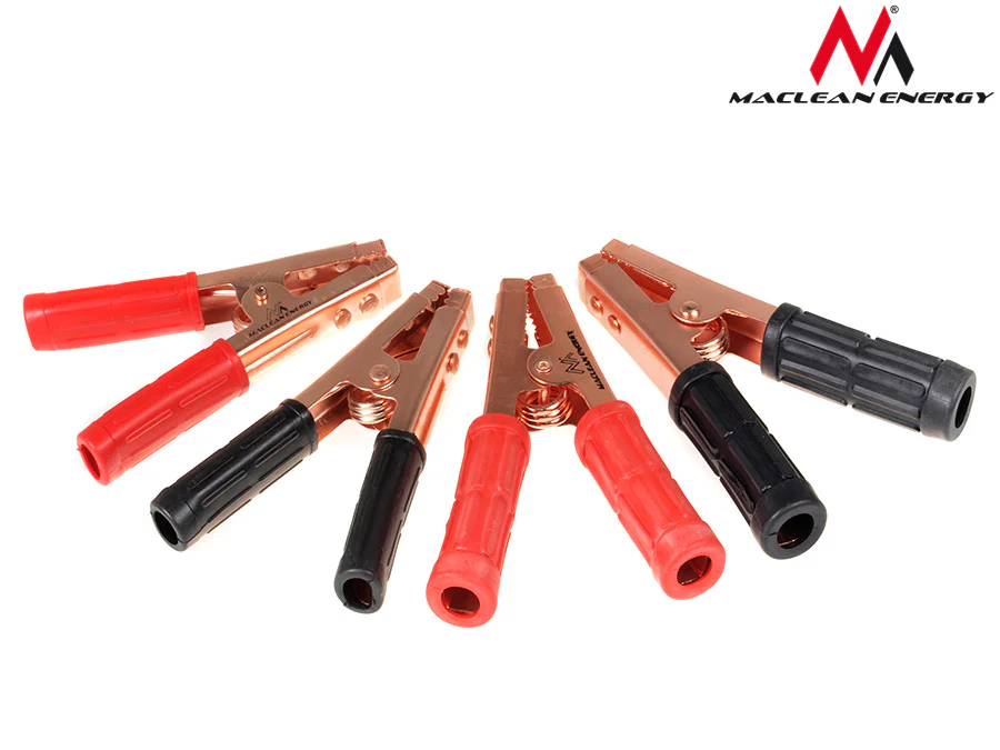 Pinzas cocodrilo Maclean, 400A 2pcs R/B, cobreadas, MCE36 - Image 9