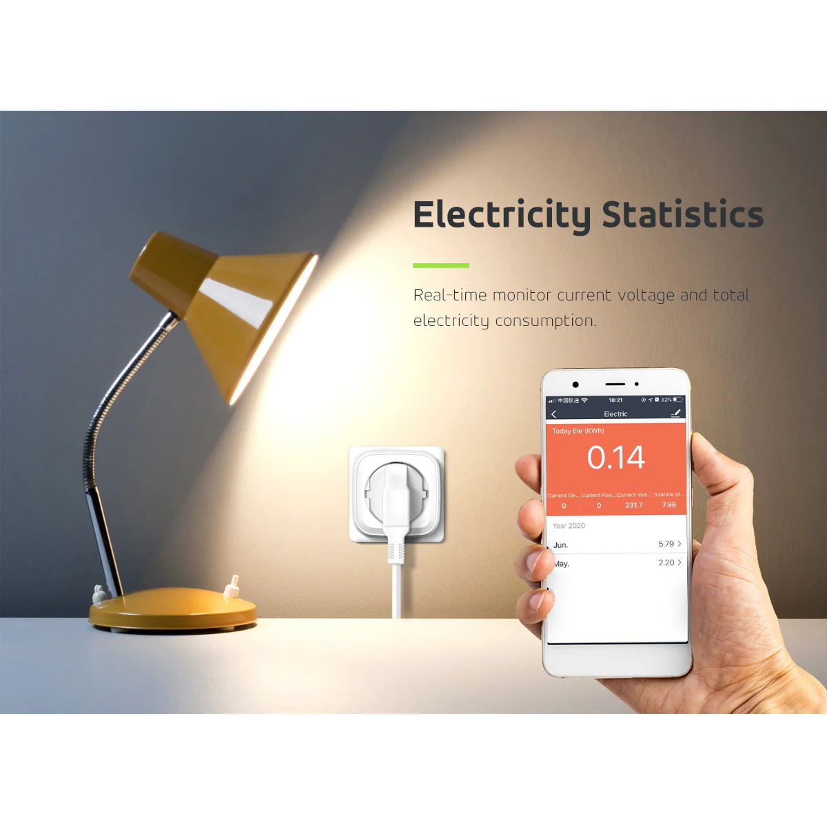 Enchufe inteligente WiFi compatible con Google Home Google Assistant Alexa Siri Enchufe inteligente Wifi 2.4Ghz - Image 6
