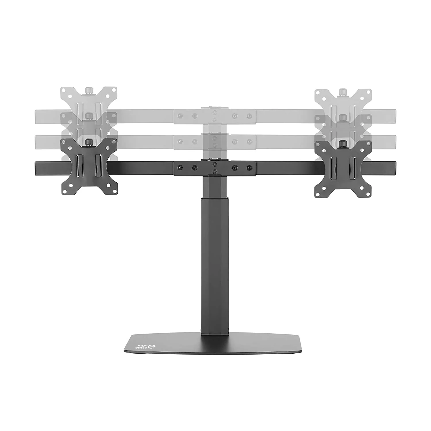 Ergo Office ER-411 Soporte universal para 2 monitores de pie para dos monitores de 17" a 27" 2 x 6kg - Image 6