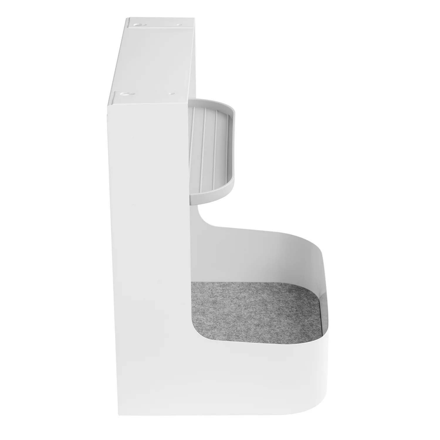Ergo Office Organizador de escritorio con cajón, blanco, max. 10kg, ER-440 + Organizador de escritorio para utensilios ER-442 - Image 8