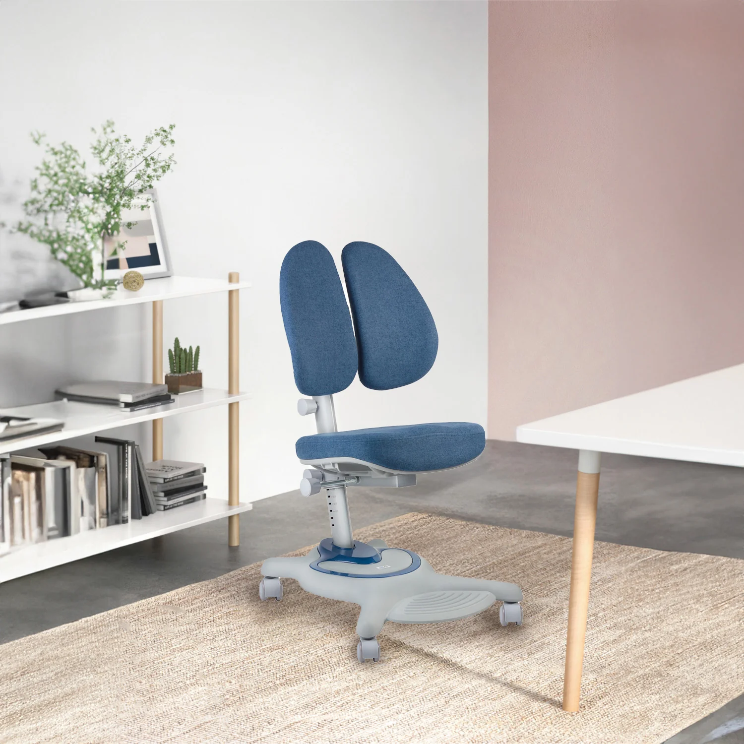 Ergo Office Silla infantil, Reposacabezas regulable, Altura regulable, Carga máx. 75 kg, ER-484N - Image 9