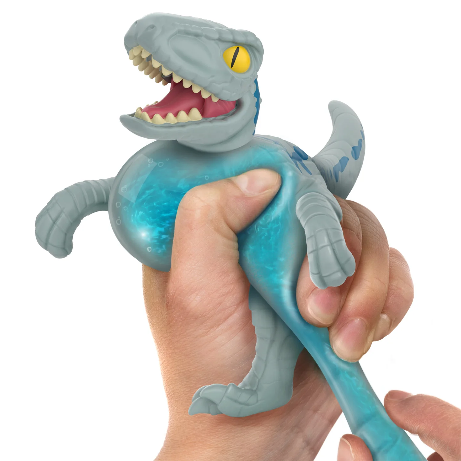 Figurita Heroes of Goo Jit Zu Jurassic World - dinozauro Azul - Image 4