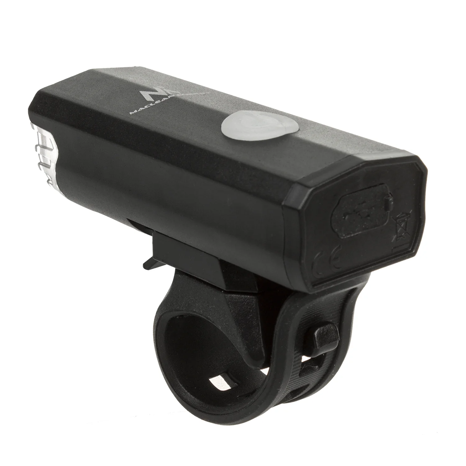 Iluminación LED para bicicleta en la parte delantera + trasera, la parte delantera tiene 2 modos de iluminación y una batería incorporada de 1500 mAh, la parte trasera 2xAAA con certificación DE (StVZO), Maclean Energy MCE312 - Image 4