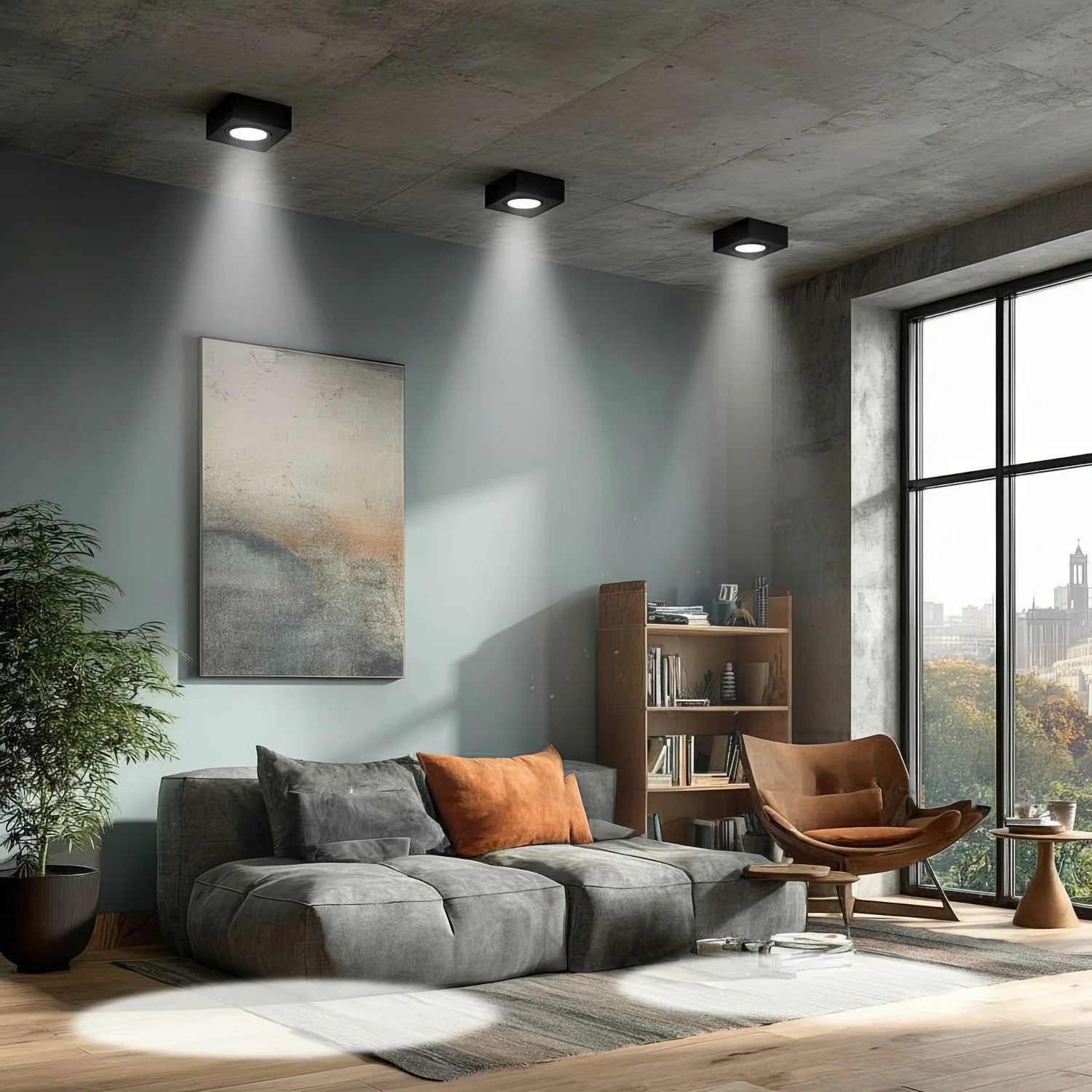 Luminaria de techo spot para fuentes de luz MR16 / GU10, negro, 94x94x32mm, cuadrado, aluminium, Maclean MCE464 B - Image 12