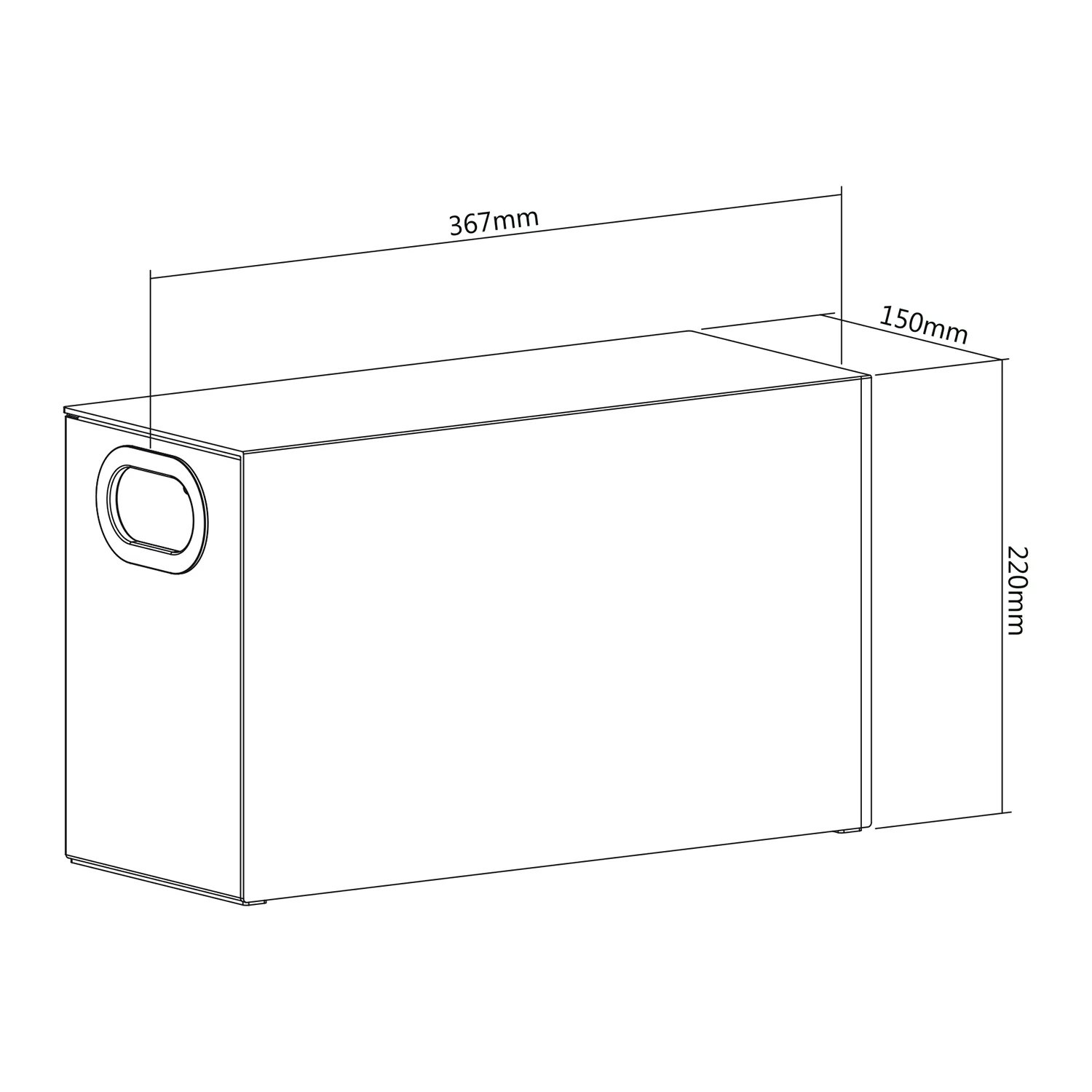 Maclean MC-478 Organizador para Secador Dyson Airwrap Styler Tote, 367x150x220mm, 8kg - Image 10