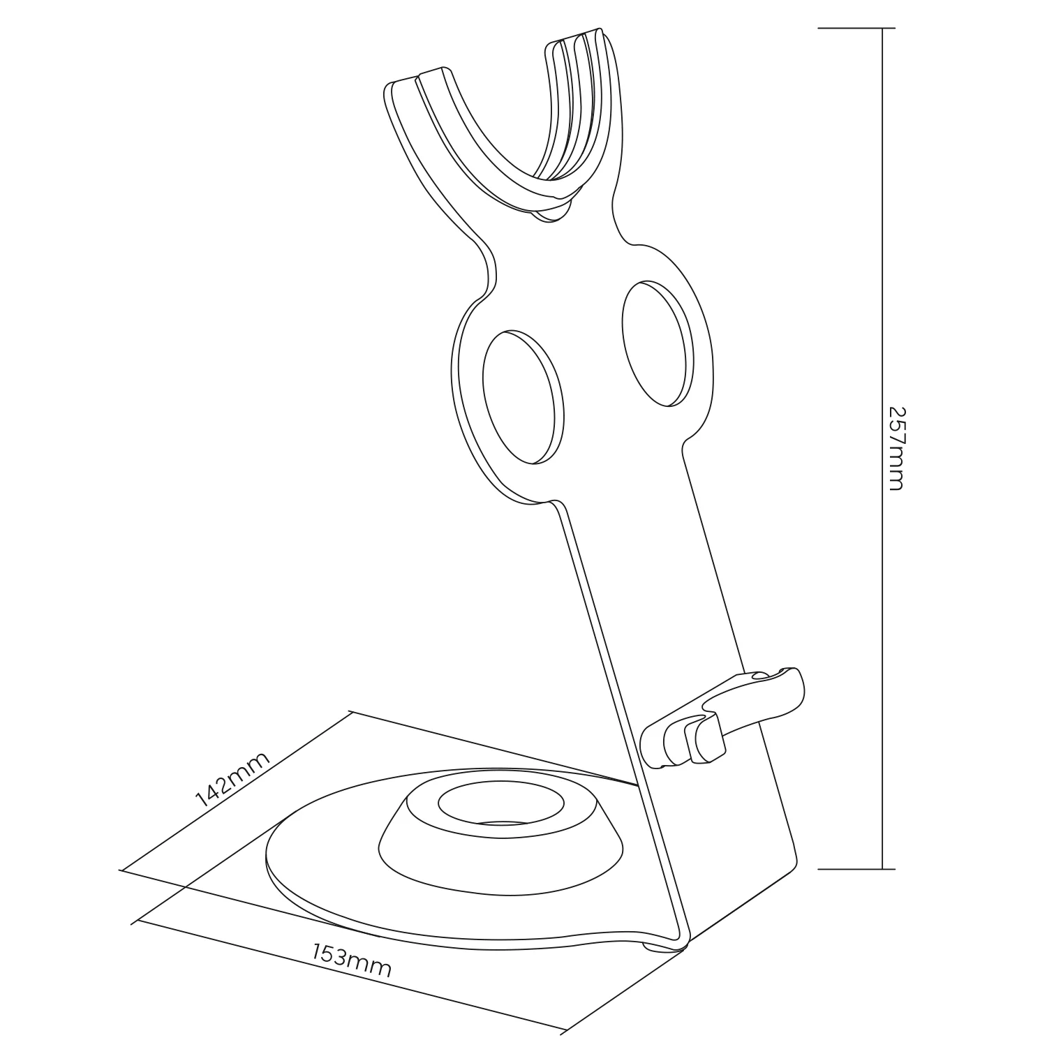 Maclean MC-973 Soporte para Secador de Pelo Dyson Supersonic - Image 5