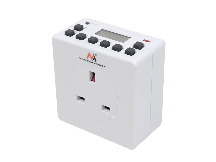 Maclean MCE30GB Programable Digital LCD Temporizador Relé Timeswitch Socket Lightning Calentador 3600W - Image 4