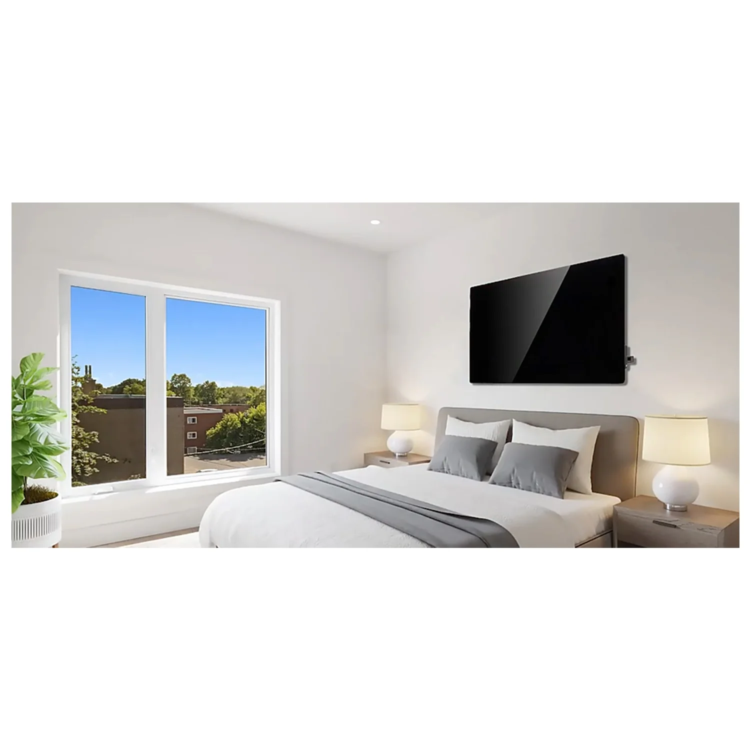 Maclean MCE536 Calentador Eléctrico de Vidrio WiFi LED con Control Remoto 600W - Image 7