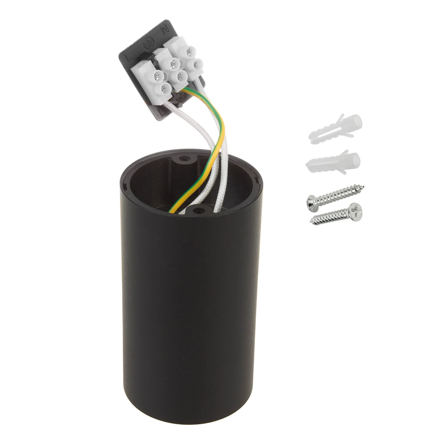 Maclean montaje en superficie / tubo, spot, redondo, aluminio, GU10, 55x100mm, negro, MCE458 B/B - Image 3