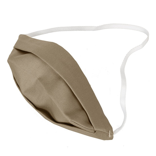 Mascarilla adulto algodón doble cara beige - Image 3