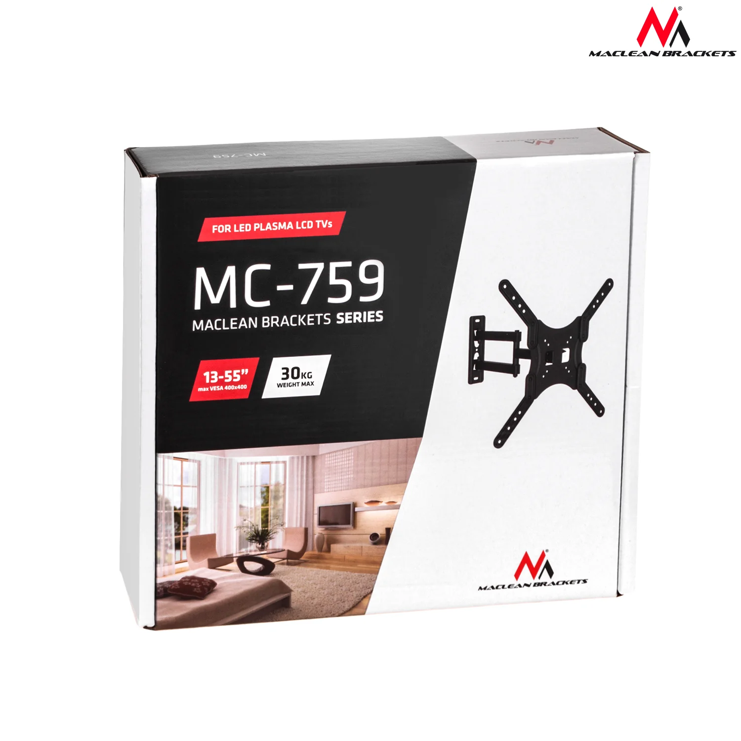 MC-759 TV 13-60" 30kg VESA max 400x400 brazo articulado - Image 6