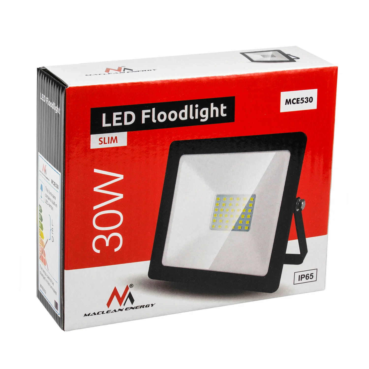 Naświetlacz LED slim 30W, 2400lm Blanco Neutral (4000K) Maclean Energy MCE530 NW, IP65, PREMIUM - Image 4