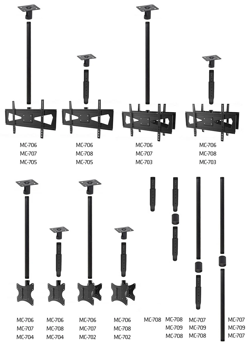 Placa Maclean, para montar un soporte de TV, PROFI MARKET SYSTEM, 50kg, MC-706 - Image 4