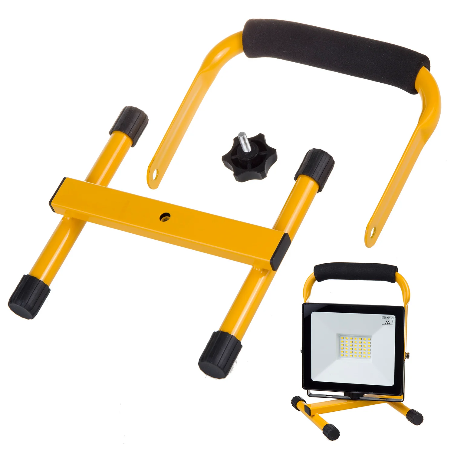 Puesto de trabajo de suelo con iluminador LED Maclean 30W - Image 5