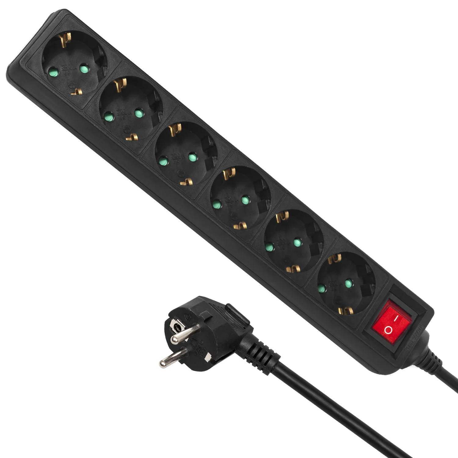 Regleta de enchufes de 4, 5,6 salidas con interruptor Maclean Energy MCE - Image 4