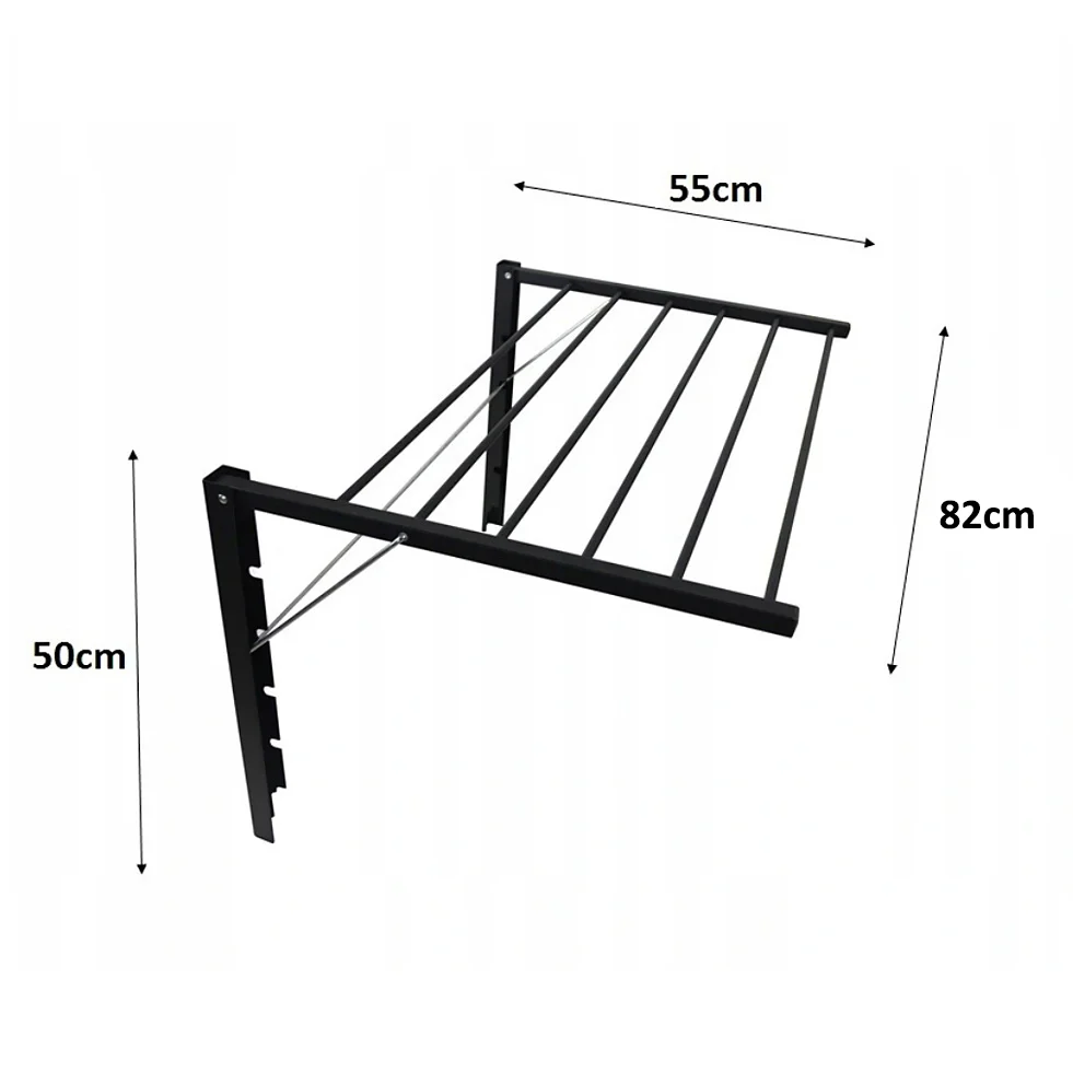 Secador de pared Majka Secador de pared (80cm, Plata) - Image 8