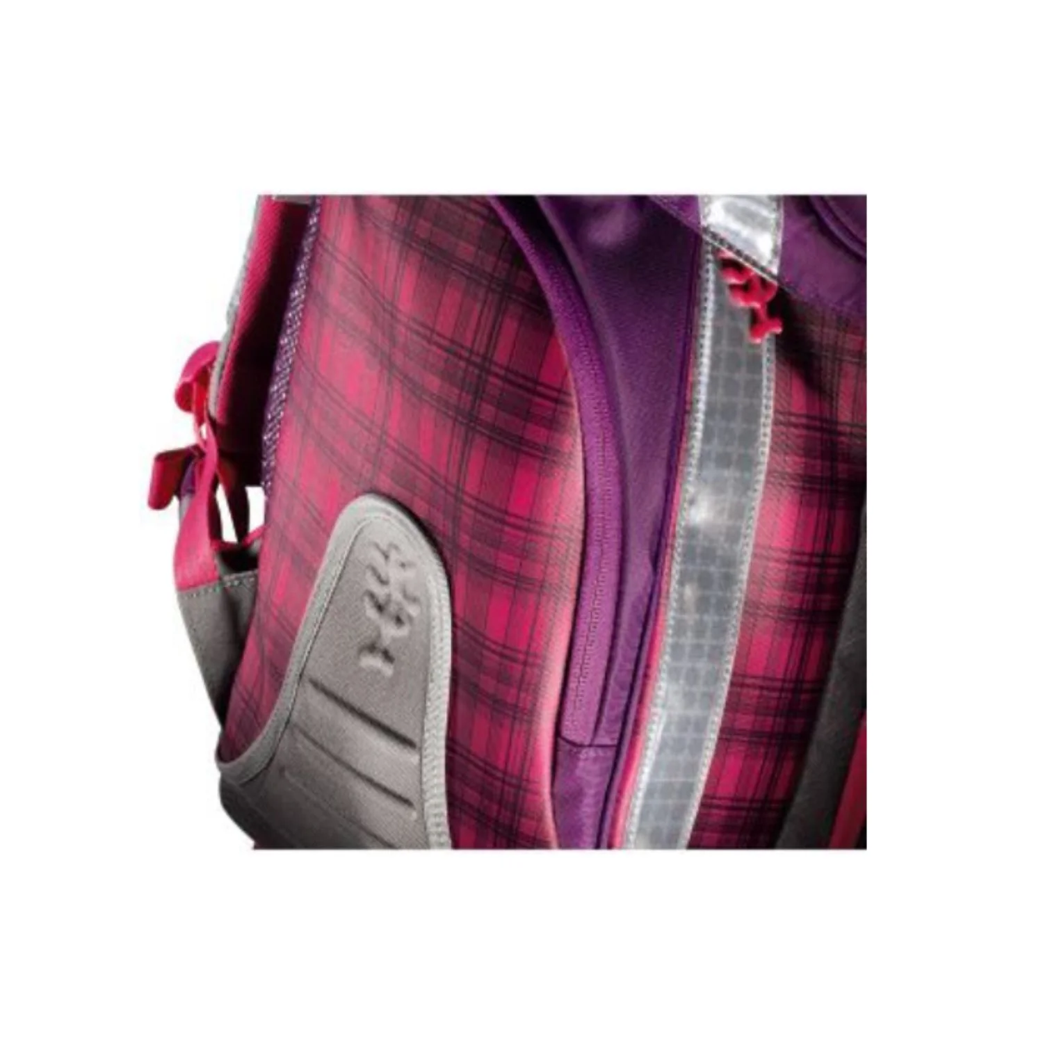 Set escolar: mochila, estuche, portatodo, cartera, saco FLEXLINE Step by Step DAHLIA CHECKED Hama 001031500000 - Image 8