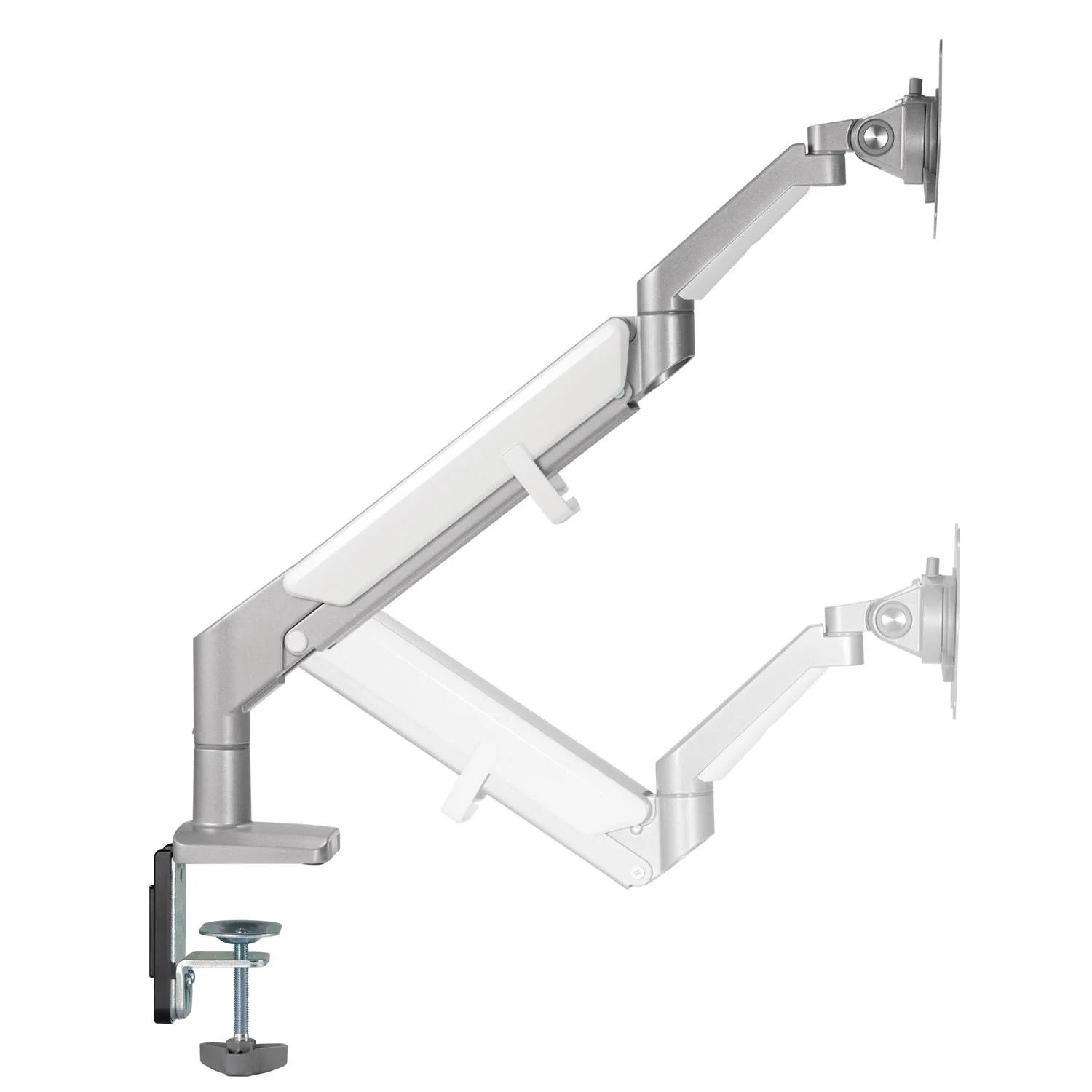 Soporte de monitor con muelle de gas Soporte de mesa Brazo de monitor Giratorio Inclinable Gira 13"-32" hasta 9kg VESA 75x75 100x100 (Gris) - Image 10