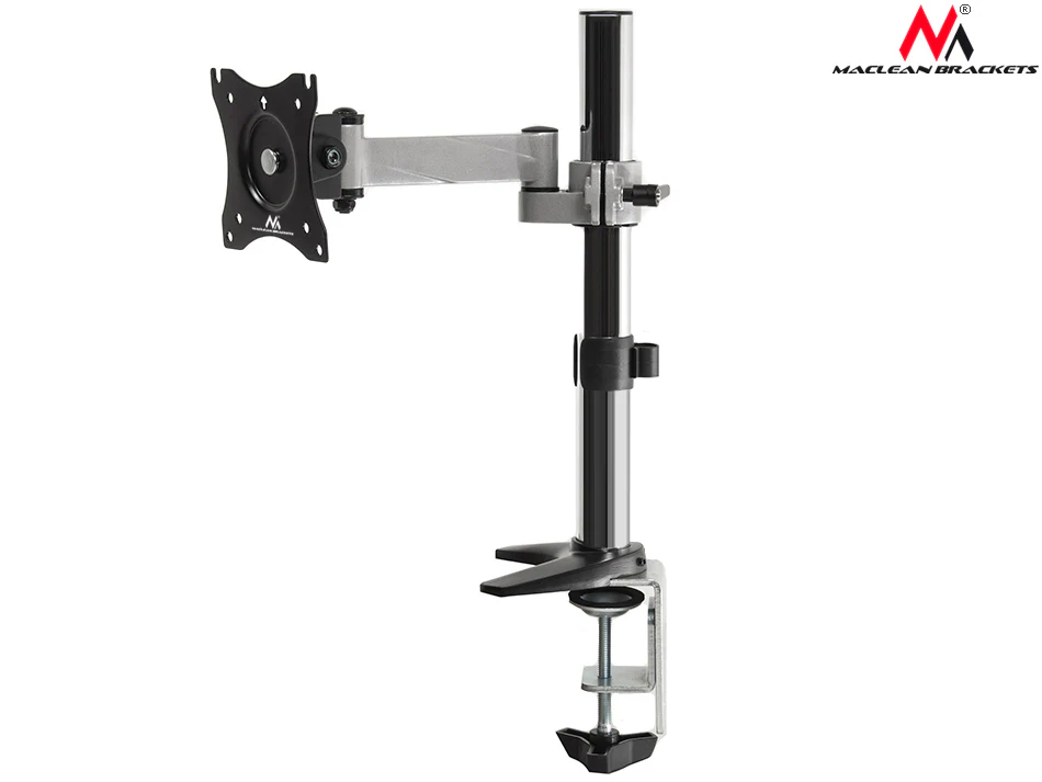 Soporte del monitor LCD para escritorio, de acuerdo con estandar VESA 100x100, hecho de aluminio, 8 kg Maclean MC-717 - Image 3
