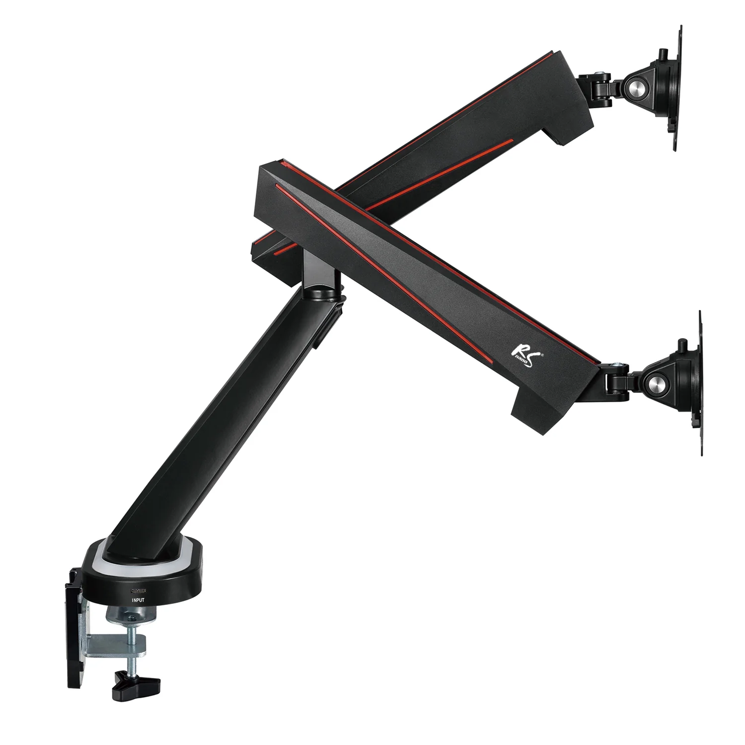 Soporte para juegos para 2 monitores LCD 17-32 " 2x 8kg max 16 kg VESA 75x75 y 100x100 NanoRS RS887 - Image 3