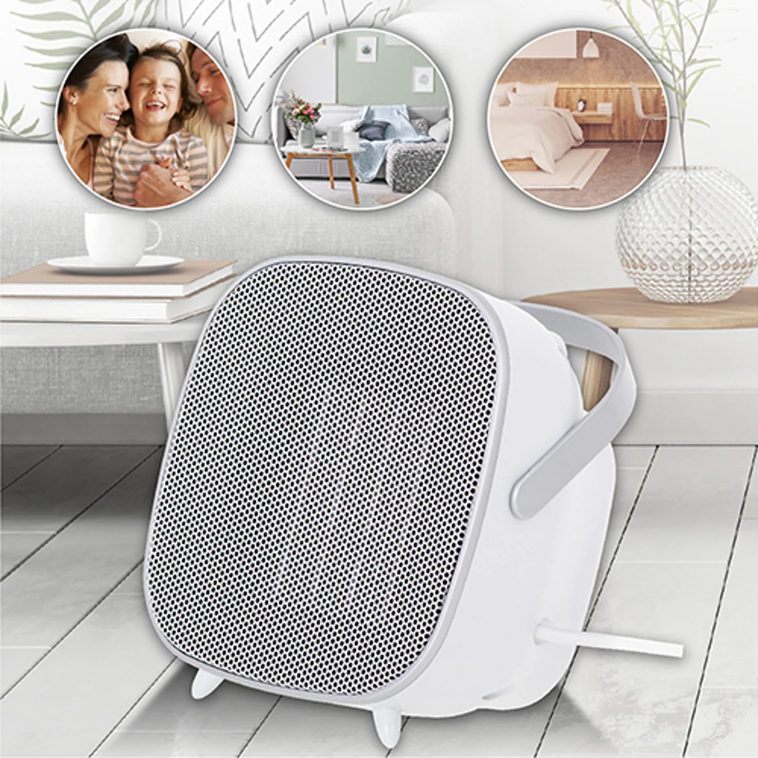 Termoventilador cerámico con LED Camry CR 7732 1500W - Image 8
