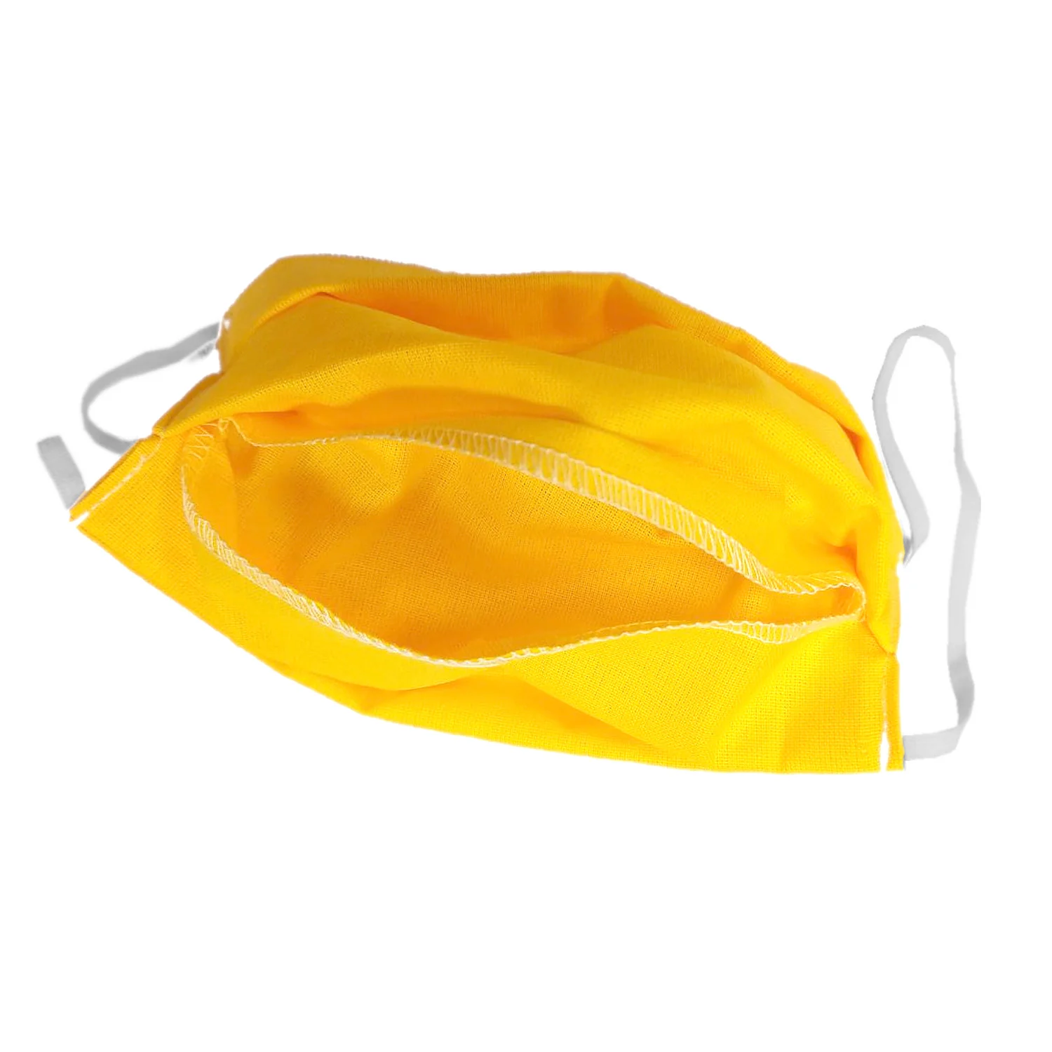 Una máscara protectora reutilizable con un elástico de algodón - amarillo - Image 4