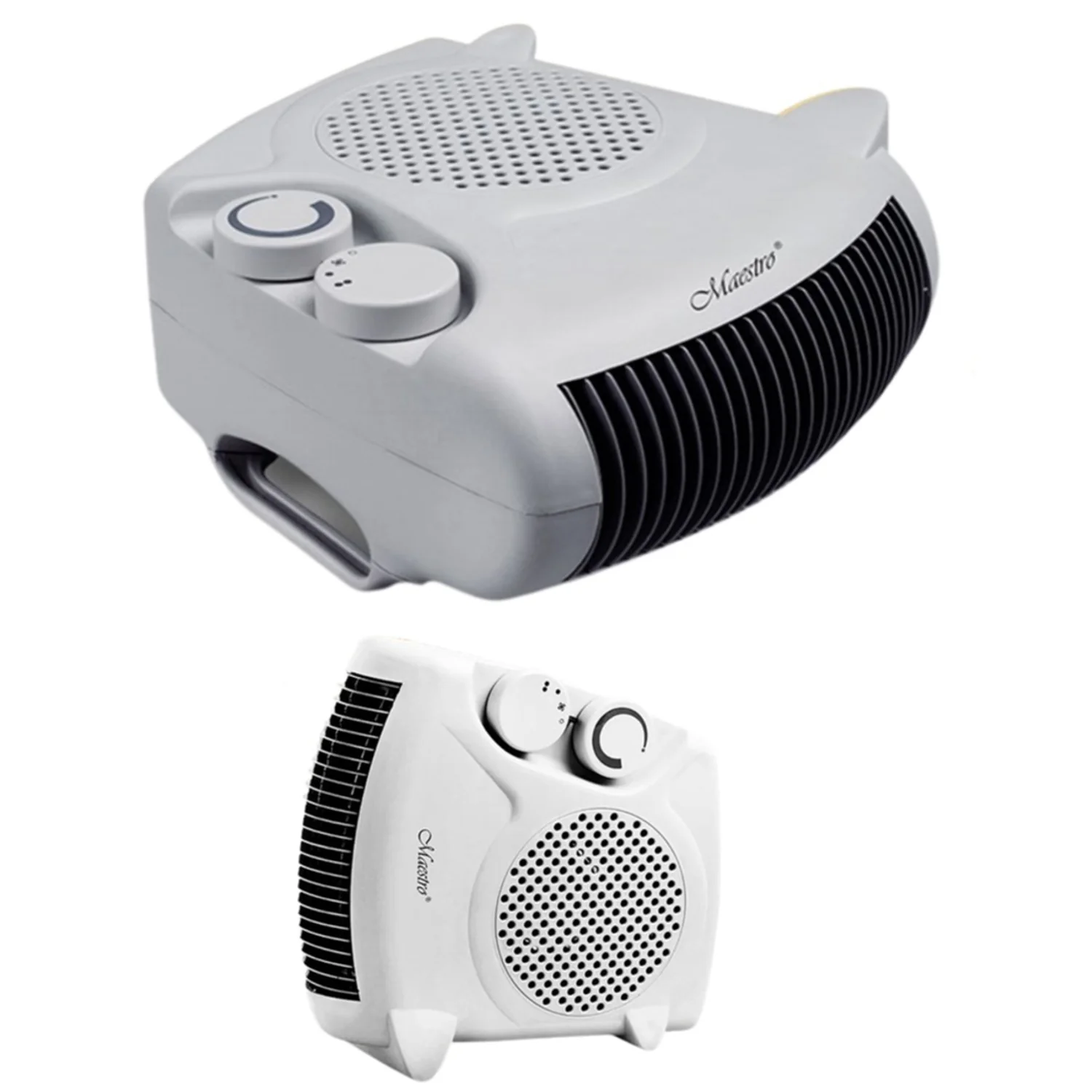 Ventilador Calentador eléctrico 2000W Tres modos Caliente y Frío Colocación horizontal y vertical Gris - Image 3
